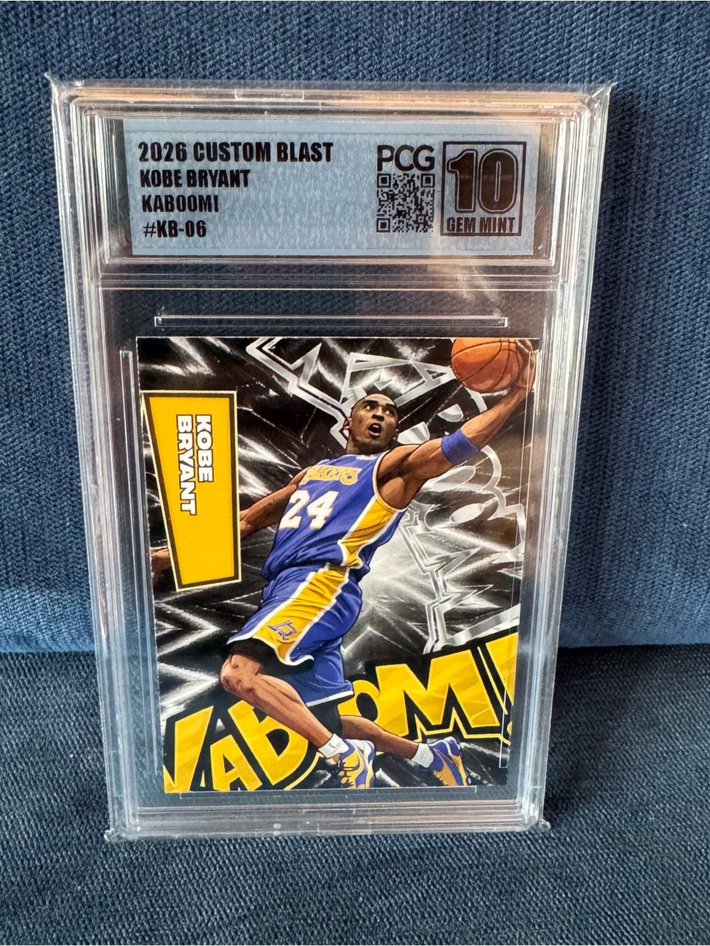 Kobe Bryant - 2026 Custom Blast Kaboom! #KB-06 PCG 10 Gem Mint